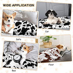 Rezutan Blanket for Large Dogs & Cats Soft Reversible Cute Paw 40"x31" - Image 5