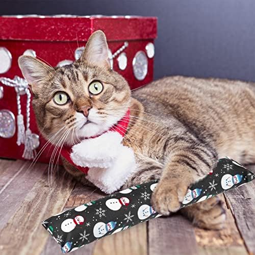 KOOLTAIL Cat Catnip Toys for Christmas, 3 Pack Durable Soft Kicker Toy Filled with Natural Catnip, Interactive Bite Resistant Chew Teeth Cleaning Gift for Indoor Cats Kitten - Image 6