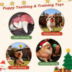 Christmas Dog Balls, 4 Pack Latex Squeaky Dog Ball Toys, 2“ Colorful Xmas Interactive Toys for Puppy & Small Dogs, Soft Dog Chew Toys for Christmas Holiday Dog Gift - Image 5