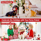 SZEE Dog Christmas Toys for Medium & Big Pets [3 Pack], Premium Dog Gifts, Christmas Doggy Plush Squeaky Chew Toys - Santa, Reindeer, Snowman - Image 6
