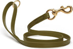 Viper Biothane K9 Working Dog Leash Waterproof Lead for Tracking Training Schutzhund Odor-Proof Long Line with Solid Brass Snap for Puppy Medium and Large Dogs 6ft, Olive Drab Green