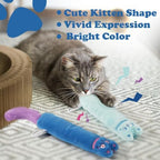 Pawaboo Cat Toys, 2 Pack Plush Catnip Toys with Bell and Crinkle Paper - Image 4