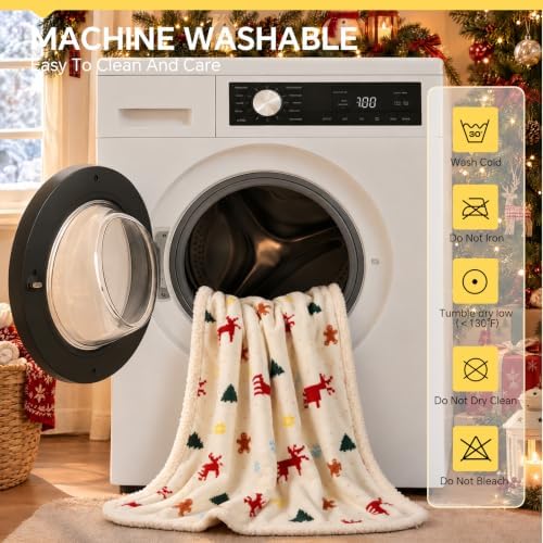 Luciphia Waterproof Dog Blanket, Reversible Sherpa Fleece for Couch Cover - Image 6
