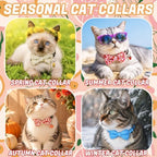 30Pcs Holiday Cat Collars Breakaway Halloween Cat Collars with Bowtie - Image 7