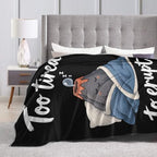 Sleepy Volcano Blanket Throw Gift for Girls Women 80"X60" - Image 6