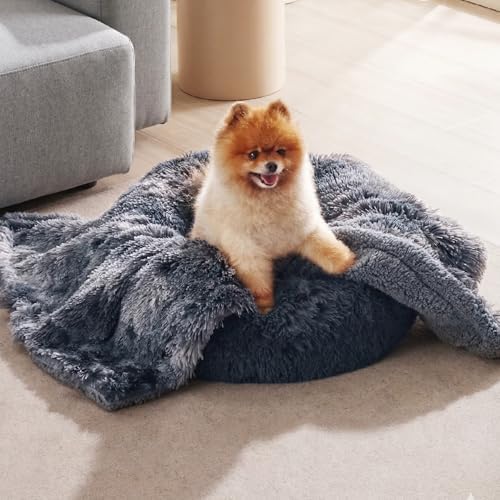 Bedsure Waterproof Dog Blanket for Small Dogs Cats Fluffy Faux Fur, 30x40" by BEDSURE