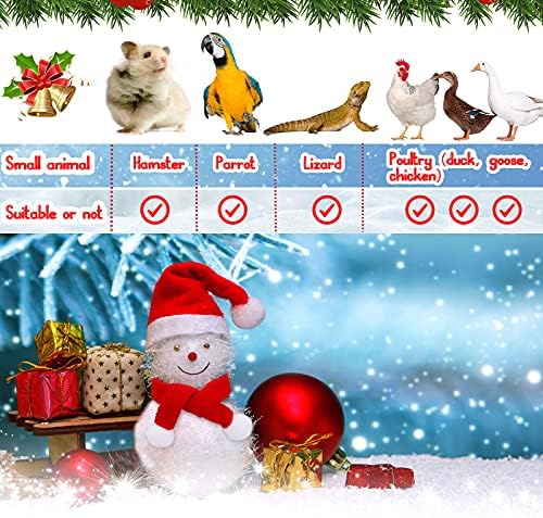 Weewooday 12 Pcs Mini Christmas Santa Hat Scarf Set, Small, Classic Style - Image 4