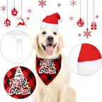 SATINIOR 4 Pcs Christmas Pet Costume Santa Hat Reindeer Antler,Funny Style - Image 4