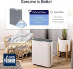 Levoit Vital 100 Air Purifier Replacement Filter, Genuine Air Filters | AHAM VERIFIDE, High-Efficiency Activated Carbon for Removal of Smoke, Odors, Allergens, Pollen, Vital 100-RF, White, 1 Pack
