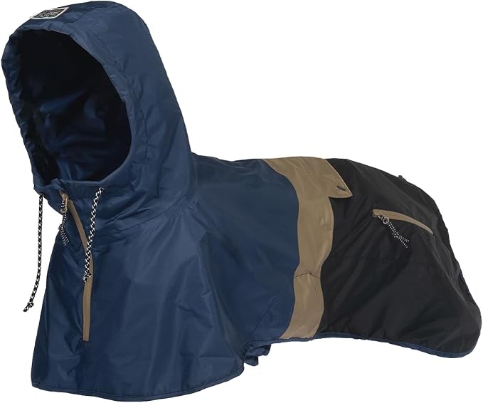 Dog Raincoat with Hood for Medium Dogs - Heavy Rain Resistant Rain Coat for Dogs with 6000mmH2O Waterproof Rating | Lightweight and Adjustable Waterproof Dog Coat | 45 (XS)