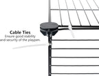 LURIVA DIY Small Animal Playpen, Pet Playpen, Guinea Pig Cages, Rabbit Playpen, Dog Puppy Playpen, Indoor Metal Wire Yard Fence, 15 X 12 Inch, 12 Panels, Black