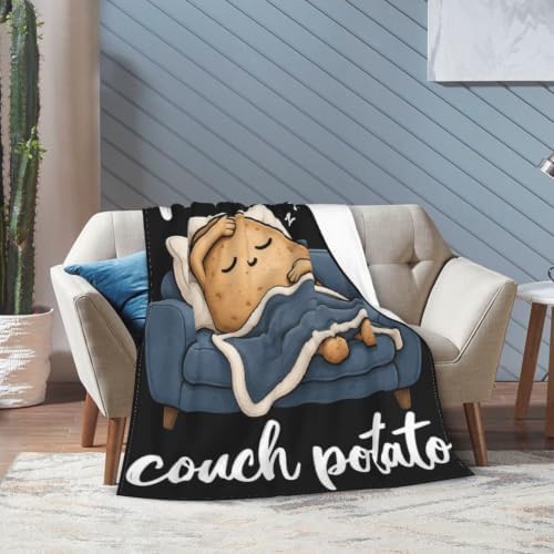 Sleepy Potato Blanket Throw Gift for Girls Women 50"X40" - Image 2