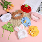 8 Pcs Cat Costume Hats, Cat Costume Halloween Bunny Hat Outfit with Ears, Cute Bear Pet Hat, Funny Pet Hats for Kitten and Small Dogs Puppy Party Christmas Easter Accessory Headwear - Image 7