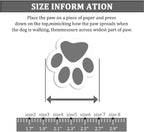 CovertSafe& Dog Boots for Dogs Non-Slip, Waterproof Dog Booties for Outdoor, Dog Shoes for Medium to Large Dogs 4Pcs with Rugged Sole Black