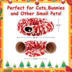 Cat Tunnel Bed Under Christmas Tree, 3FT Folding Kitten Tunnels - Image 6