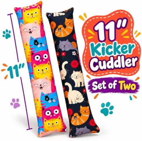 Kitty Kick Stix Set of 2 (11") - Durable Kicker Cat Toy - Catnip Kicker for Cats & Kittens - Interactive Toys for Cats - Cat Kick Stick - 100% Potent Organic Catnip for Indoor Cats - Image 2