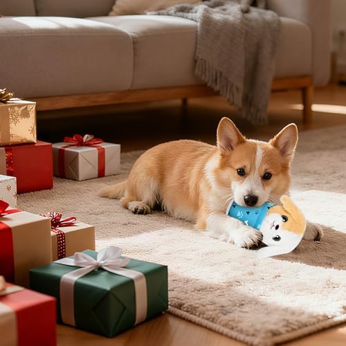 Easter Dog Toys with Squeaker for Large Breed Interactive Dog Chew Toys for Puppies Small and Large Dogs Puppy Squeaky Dog Training and Reduce Boredom (Cup Puppy - Image 4