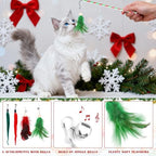 Cat Advent Calendar 2026-24 Days Christmas Countdown Calendar for Pets with Interactive Toys & Costume Accessories, Xmas Ideal Gift for Cats Lovers - Image 3