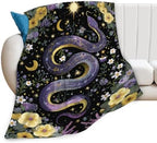 Snake Blanket Celestial Snake Throw Stuff Gifts for Girls 60"x50" by Unknown