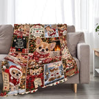 Chihuahua Christmas Throw Blanket Cute Dog Holiday Print Gifts 60''x80'' - Image 5