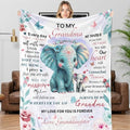 Grandma Gifts for Women Birthday, Grandma Blanket Soft Cozy, Birthday Presents for Women Grandmother, Mothers Day Presents, White Elephant Gifts, Throw Blanket 50"x 60" by AISDE