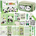 Ulema 78Pcs Cute Stationery Set Cartoon Panda Birthday Gifts for Boys Girls Back to School and Kawaii Classroom Office Supplies with Panda BallPoint Pen, Pencils, Erasers, Sticky Notes etc. by Unknown