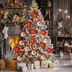 Cactus Christmas Decor - Cactus Ornament Tree Decorations Hanging Balls, Christmas Cactus Decorations Ball 2.36 Inch for Xmas Tree Party Home Holiday，Xmas Gifts Set of 16Pcs - Image 4