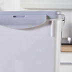 15 Liter / 30 lbs Rice Storage Container with Measuring Cup, BPA free, For Rice | Grain | Pet Food | Flour, 2 count, White & Gray