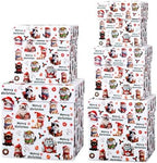 Roowest 5 Pcs Christmas Nesting Gift Boxes with Lids Cat Stackable by Roowest