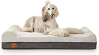Laifug Orthopedic Dog Beds for Large Dogs,7" Memory Foam Dog Beds,Durable Water Proof Liner Removable and Washable, Nonskid Bottom, Dark Grey 50"x36"x10"