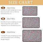 1 Pack 3 Blankets Super Soft Fluffy Premium Fleece Pet Blanket Flannel Paw Printed Throw for Dog Puppy Cat (Small 23x16'', Dark Coffee, Brown, Purple) - Image 4