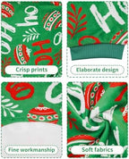 PET SHOW 4 Pack Christmas Velvet Dog Pajamas for Medium Dogs - Image 5