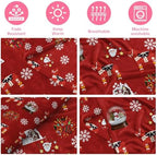 COMFAR Cute Christmas Blankets and Throws for Adults/Women/Boys/Kids, Holiday Fleece Throw Blanket for Couch/Sofa, Holiday Decor, Christmas Decorations/Gifts 50"x 60" - Image 4