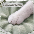 Christmas Tree Cat Tunnel 36 in Donut Bed, Green, Bubble Fleece, Fluffy - Image 6