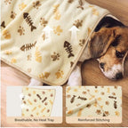 LINENLUX Dog Blankets 3-Pack, Super Soft Fluffy Fleece Pet Throw Warm - Image 2