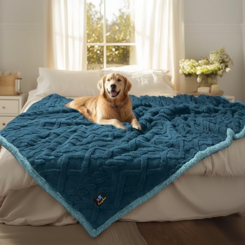 Luciphia Waterproof Blanket for Twin Bed Reversible Fleece Couch Cover by luciphia