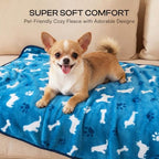 Luciphia Dog Blanket 3 Pack, Soft Cozy Fleece Throw for Puppy Cat,30"x20" - Image 3