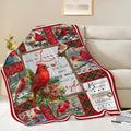 Cardinal Throw Blanket Red Bird Cardinal Stuff Gifts for Kids Girls Boys Adults Women Men Soft Cozy Warm Plush Fluffy Fuzzy Fleece Blanket Christmas Decor 50''X60'' by Fuzawet