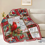 Cardinal Throw Blanket Red Bird Cardinal Stuff Gifts for Kids Girls Boys Adults Women Men Soft Cozy Warm Plush Fluffy Fuzzy Fleece Blanket Christmas Decor 50''X60'' by Fuzawet