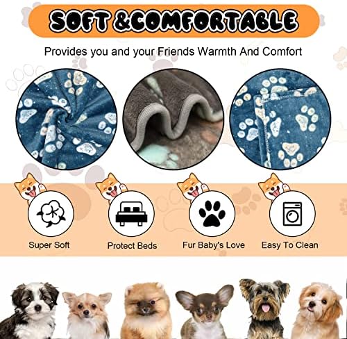 Rezutan Dog Blanket for Medium Dogs 3 Pack Premium Soft Puppy & Cat - Image 2