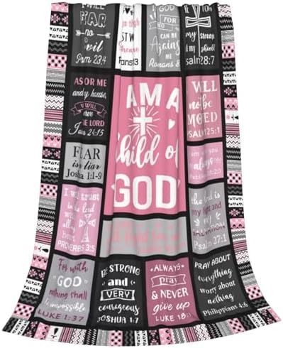 Christian Gifts for Women Faith, Inspirational/Religious/Spiritual Gifts for Adults, Soft Throw Blankets for Women/Men, Personalized Blankets for Adults 50"x 60" - Image 3