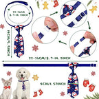 Sadnyy 86 Pcs Christmas Dog Bows Bandanas Neckties Bowties Hairpins Pets - Image 4