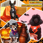 100 Pcs Large Halloween Dog Bandanas Bulk, Pet Costume Accessories - Image 6