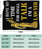 Lawyer Gifts Blanket for Girls Women Boys Men Adults Kids Soft Cozy Fleece Legal Lady Justice Throw Blankets Warm Flannel Plush Lightweight Decor for Couch Bed Sofa 80"X60" - Image 7