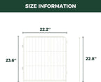 FXW Homeplus Indoor Dog Playpen, 24" H, 2 Panels, for Puppies & Small Dogs | Stress-free play, Heavy-duty, Semi-open design, Easy setup, Threshold-free gate, Expandable, Patented