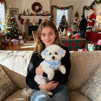 120PCS Christmas Dog Bows Bulk 20PCS Bowties with Adjustable Collar 40PCS Hair Bows 60PCS Flowers and Bowties Attachments for Girl Female Boy Male Dogs Grooming Accessories - Image 5