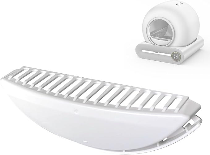 Cat Foot Mat Replacement for Self Cleaning Cat Litter Box, White Ring Accessories[Please Check the Product Details to Confirm Your Model]