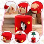 Christmas Cat Tree Tower with Sisal Scratching Post Scratcher - Image 3
