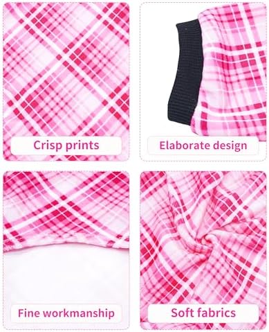 PET SHOW 4 Pack Girl Fleece Dog Pajamas Warm for Small Doggiess - Image 4