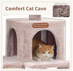 Gitelsnour Cat Tree Tower Multi-Level with 2 Scratching Boards, GCT022MU - Image 3